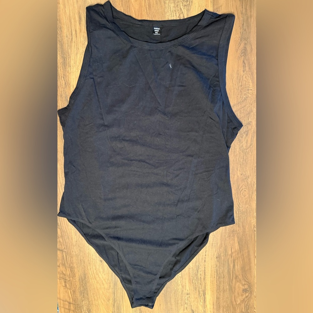 SHEIN Curve Black Bodysuit